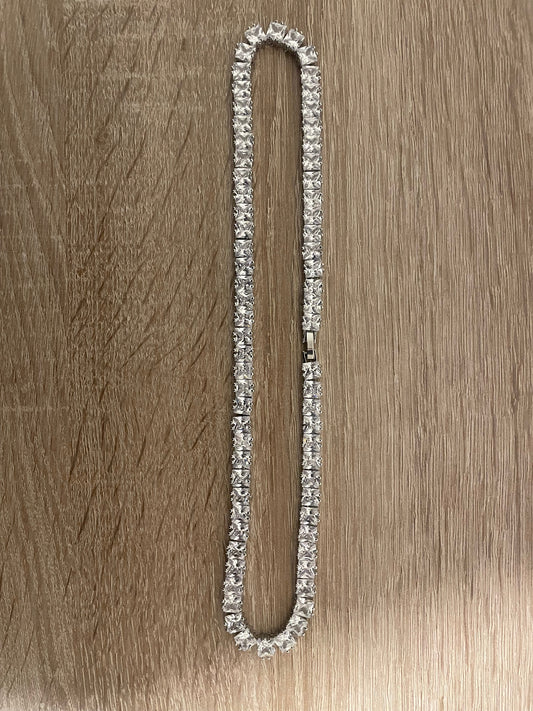 Collier Tennis "Ice Cube" – Taille CubeHaute Brillance